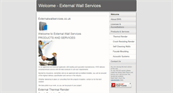 Desktop Screenshot of externalwallservices.co.uk